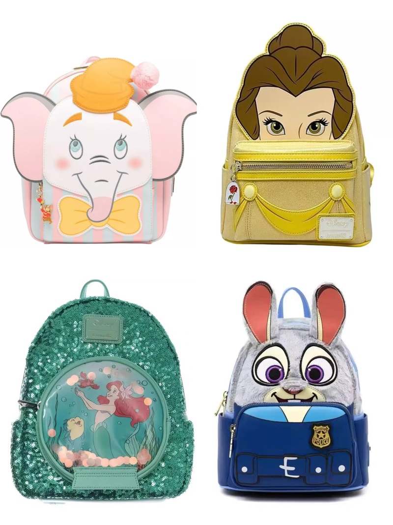 Women Bags Mini - Nova mini mochila rosa de couro