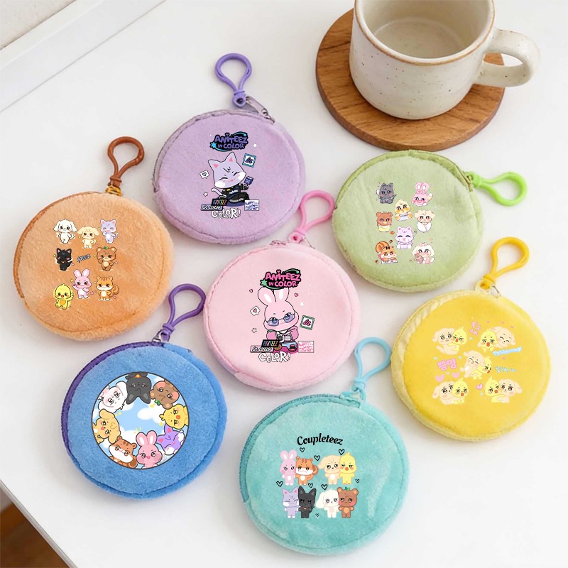 Women Bags Mini - Novo Porta-Moedas e Chaveiro Kpop ATEEZ