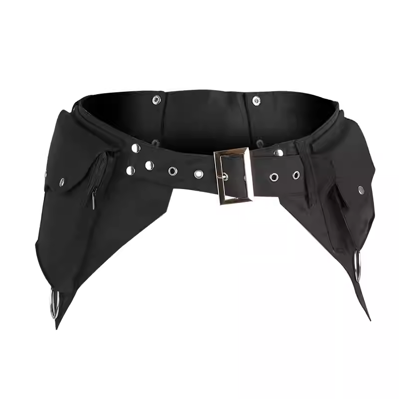 Women Bags Europe - Bolsa de cintura punk medieval feminina