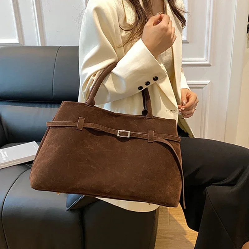 Women Bags Sale - Bolsa feminina fivela design decorativo sólido