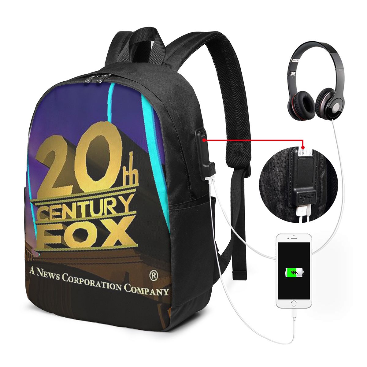 Women'S Bags - Mochila clássica 20th Century Fox, bolsa