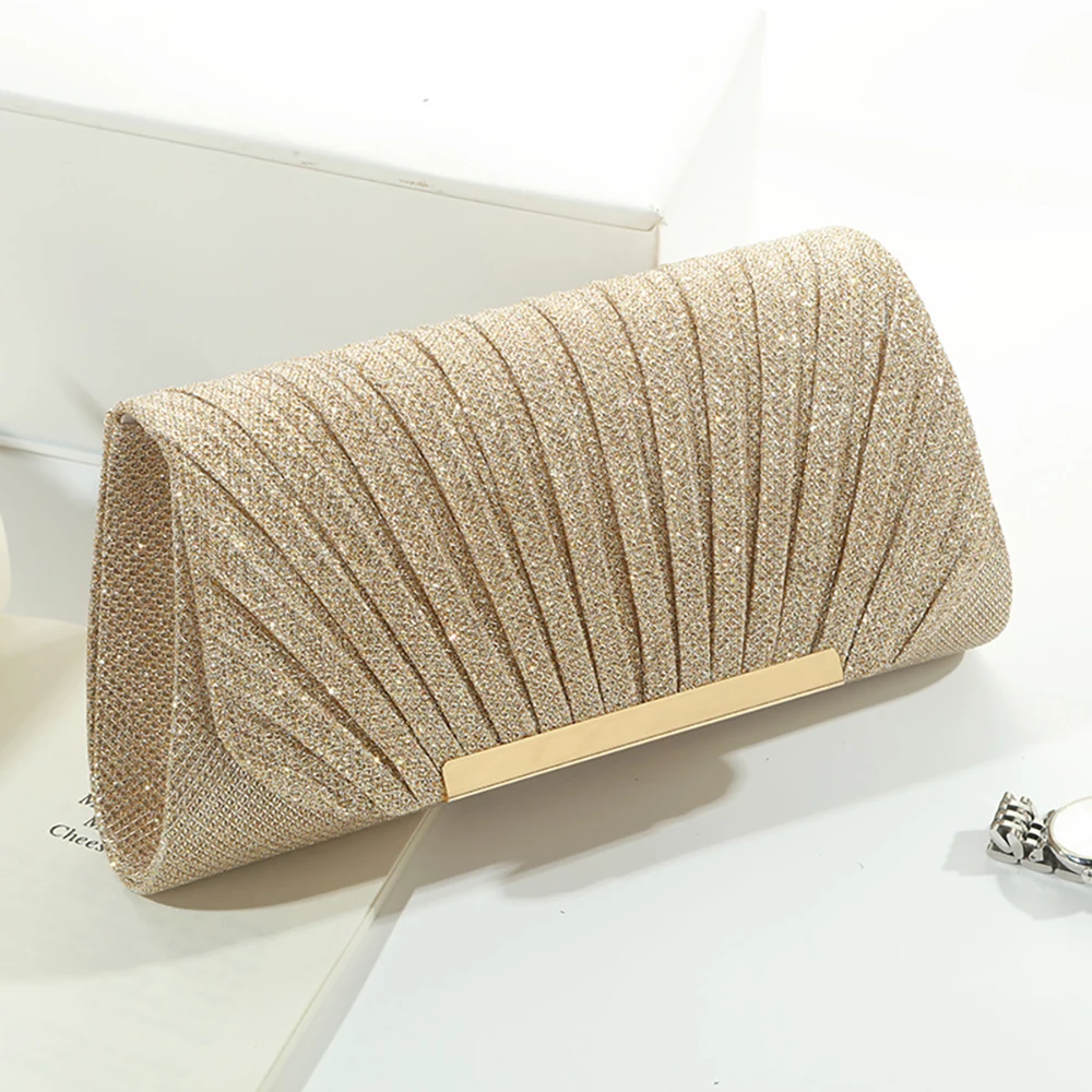 Women Bags Gold - Bolsa de embreagem noite cristal para