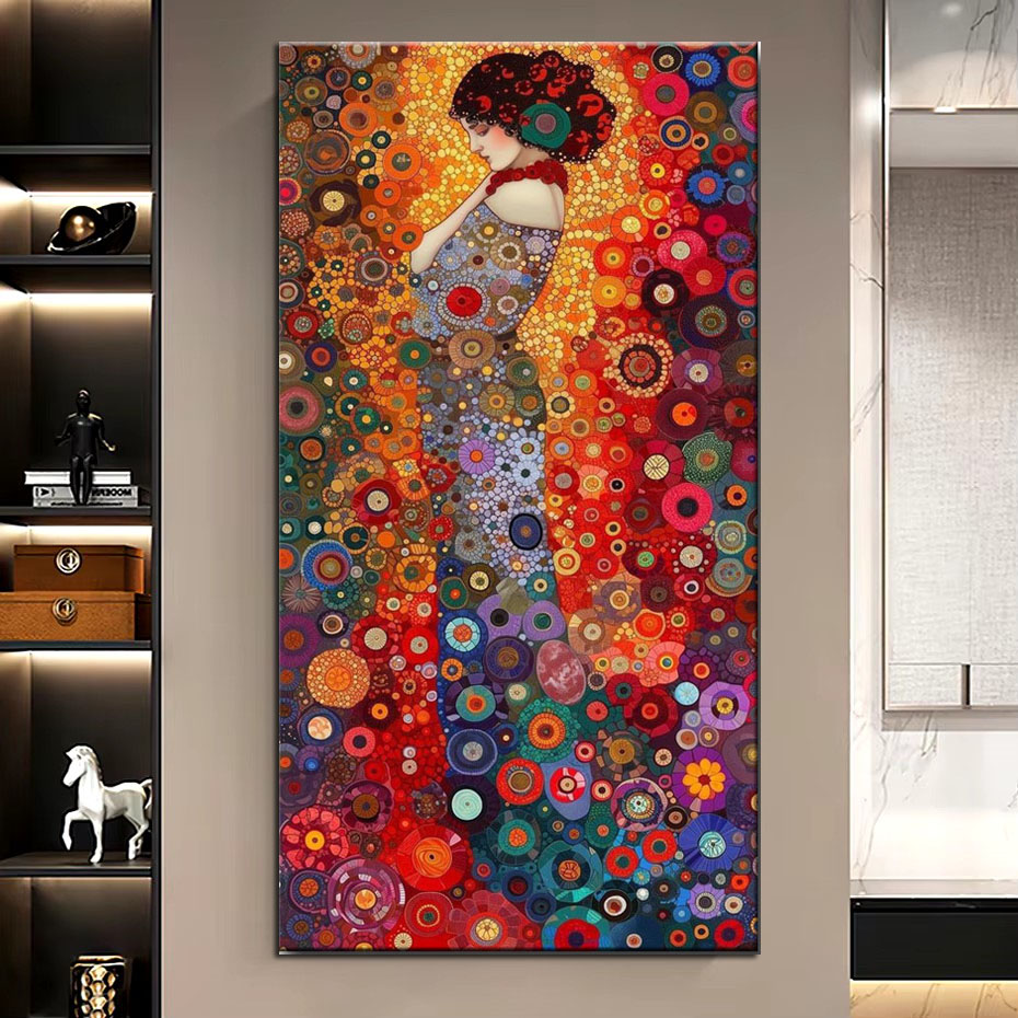 Women Bags Europe - Gustav klimt mulher inspirado 5d kits