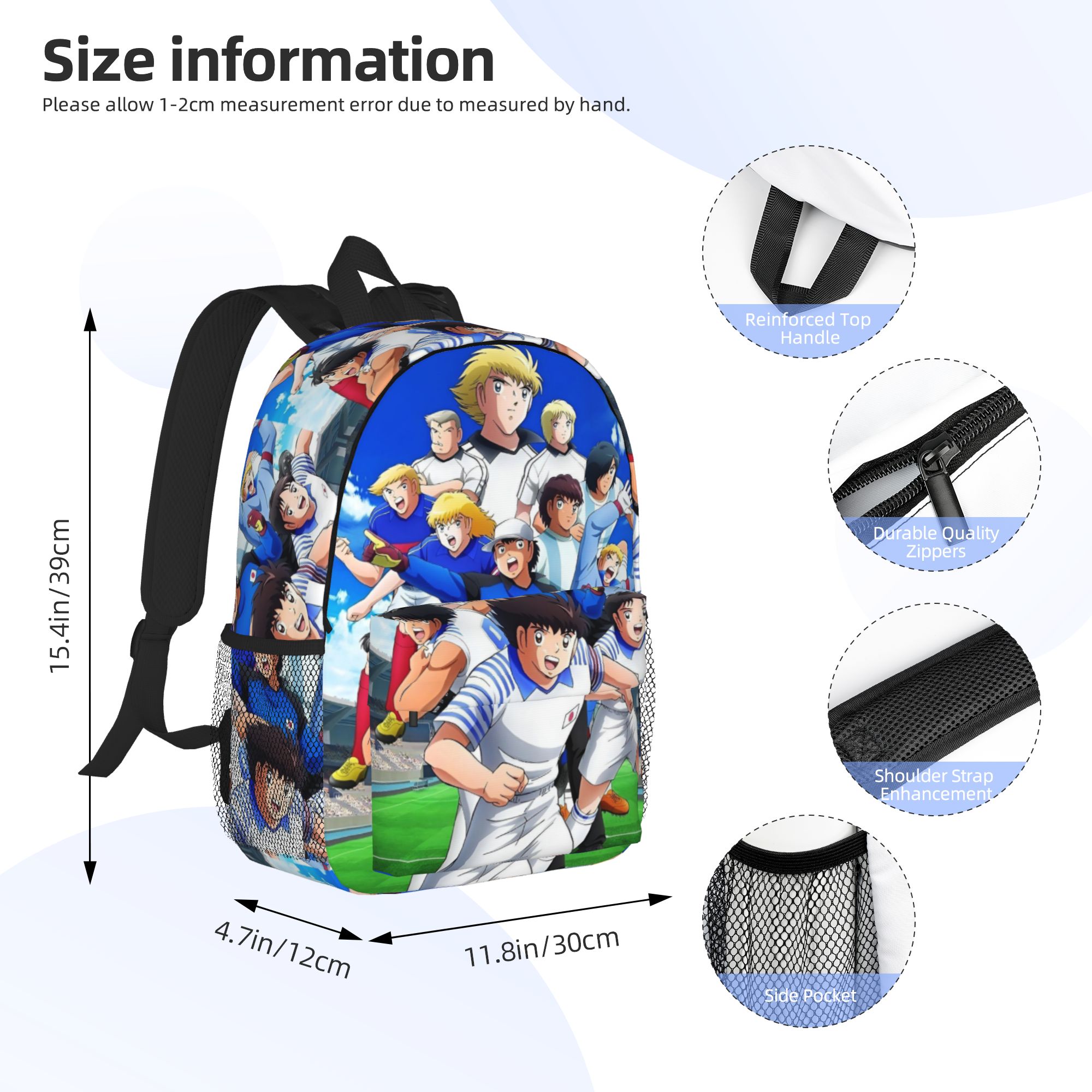 Mochila de Anime de Futebol Ja - Women Bags Discount avaliação e preço