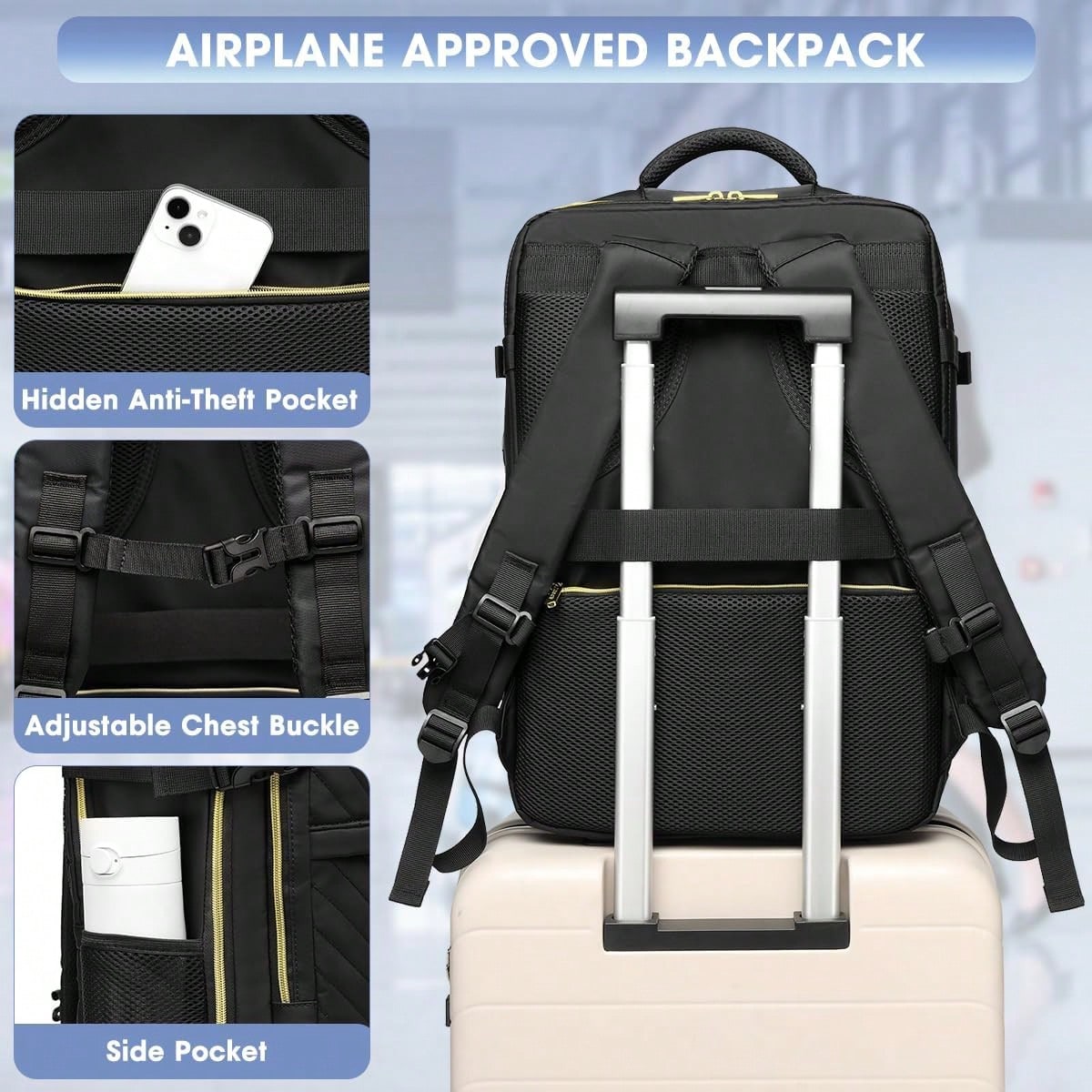 Mochila de viagem grande para  - Women'S Bags avaliação e preço