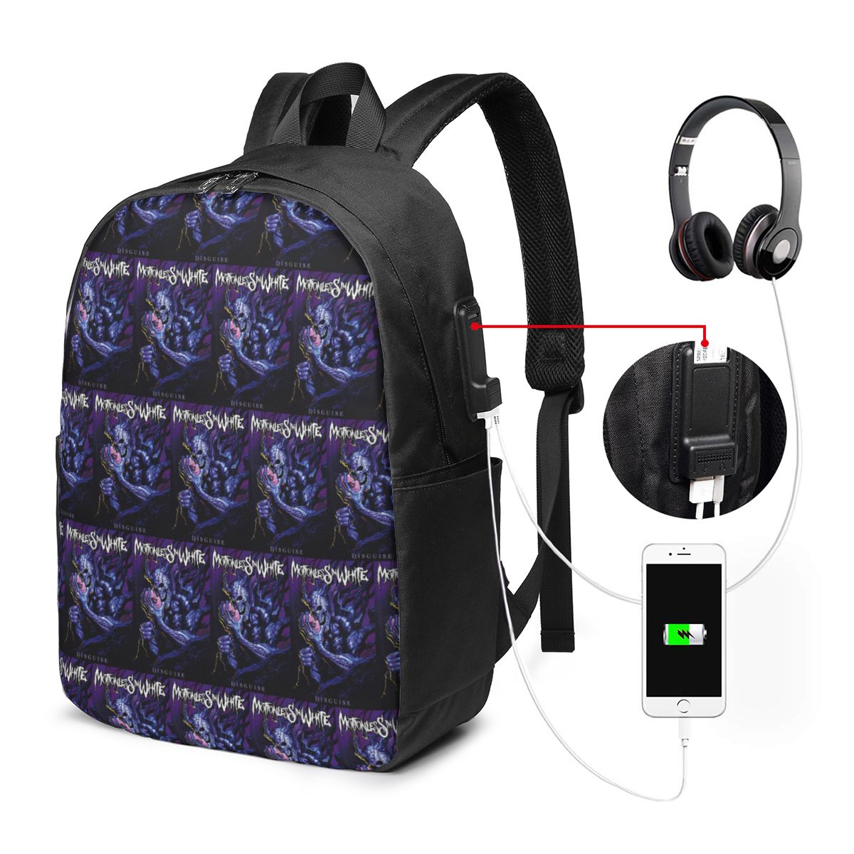 Mochila Motionless In White pa - Women'S Bags avaliação e preço