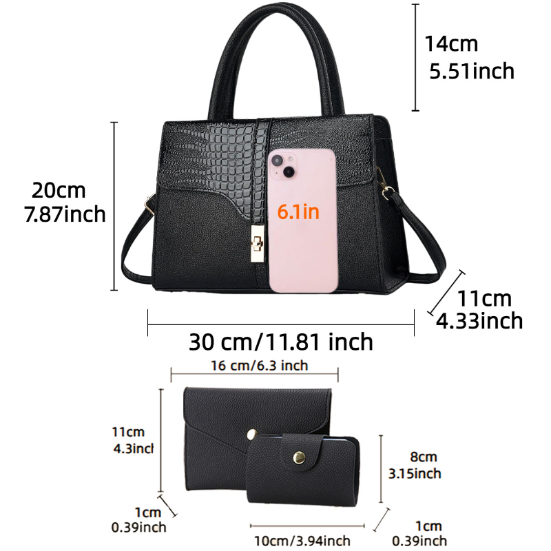 Conjunto de 3 bolsas femininas - Women'S Bags Handbags avaliação e preço