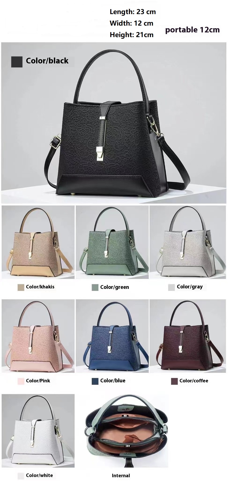 Novo luxo sacola de couro eleg - Women Bags On Sale avaliação e preço