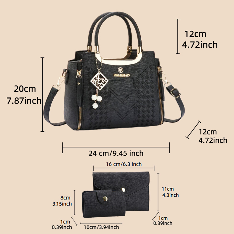 Conjunto de bolsas de 3 peças  - Women'S Bags Handbags avaliação e preço