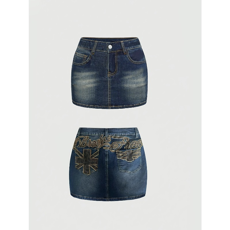 Saia Curta Jeans Retrô de Verã - Women Bags Mini avaliação e preço