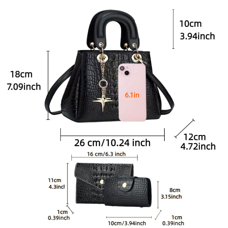 Conjunto de bolsas femininas d - Women'S Bags Handbags avaliação e preço