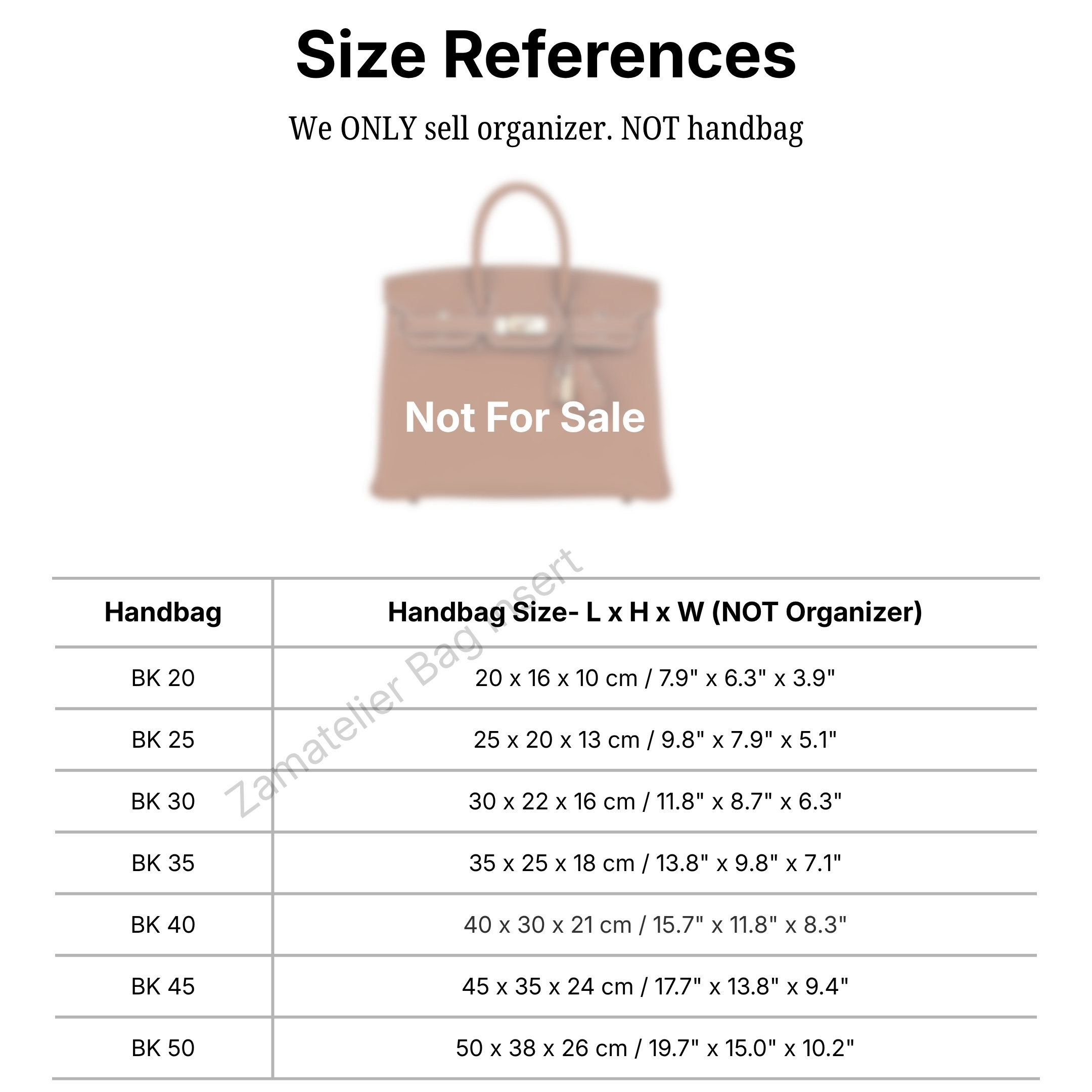Organizador de Bolsa Personali - Women'S Bags avaliação e preço