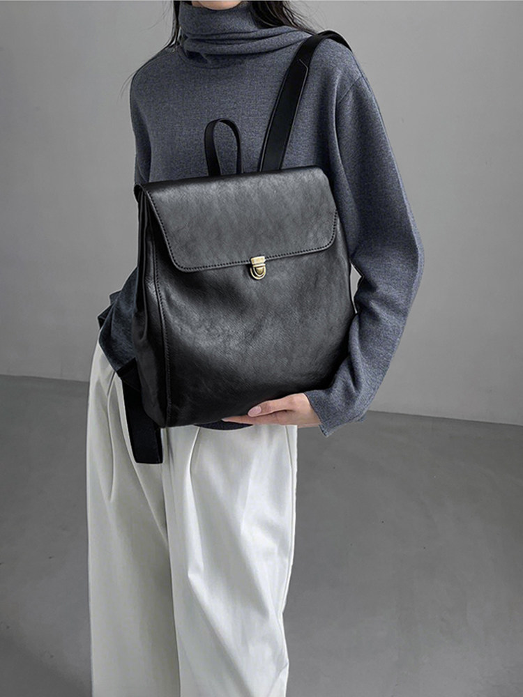 Mochila de couro genuíno de ma - Women Bags Luxury Brands avaliação e preço
