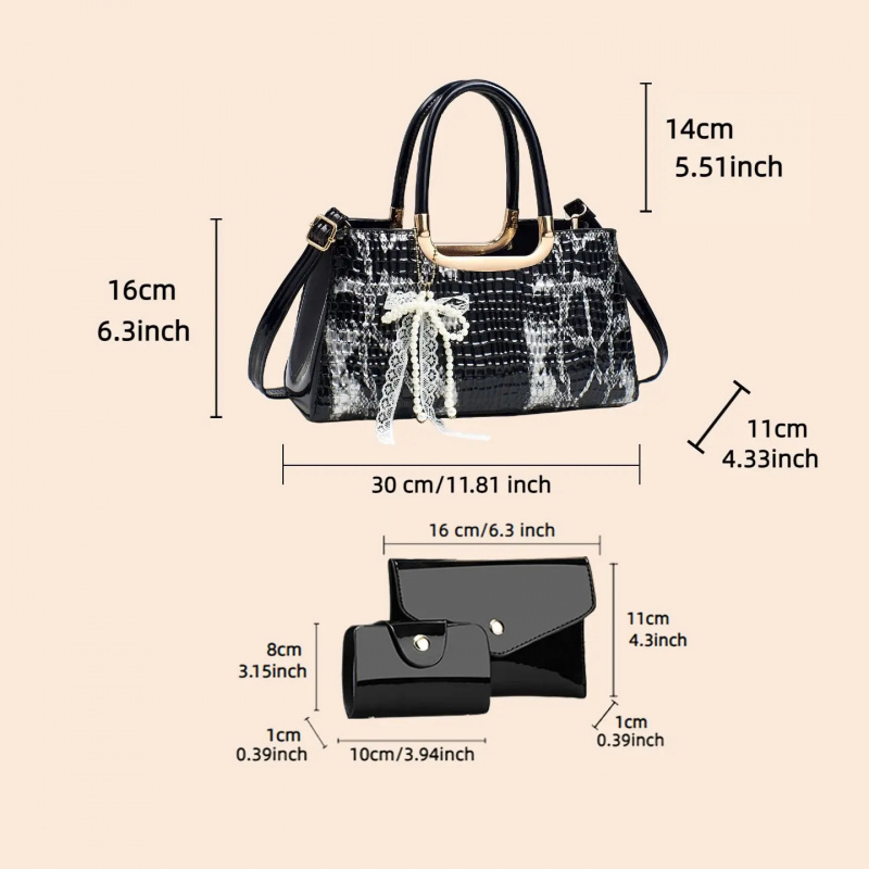 Conjunto de Bolsas Femininas,  - Women'S Bags Handbags avaliação e preço