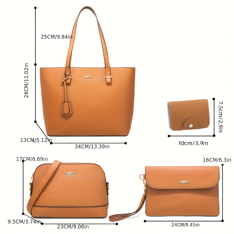 4 pçs moda feminina conjuntos  - Women'S Bags Handbags avaliação e preço