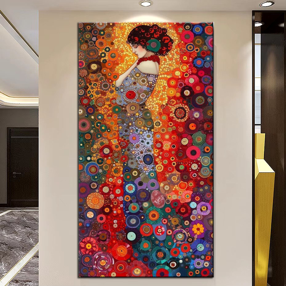 Gustav klimt mulher inspirado  - Women Bags Europe avaliação e preço