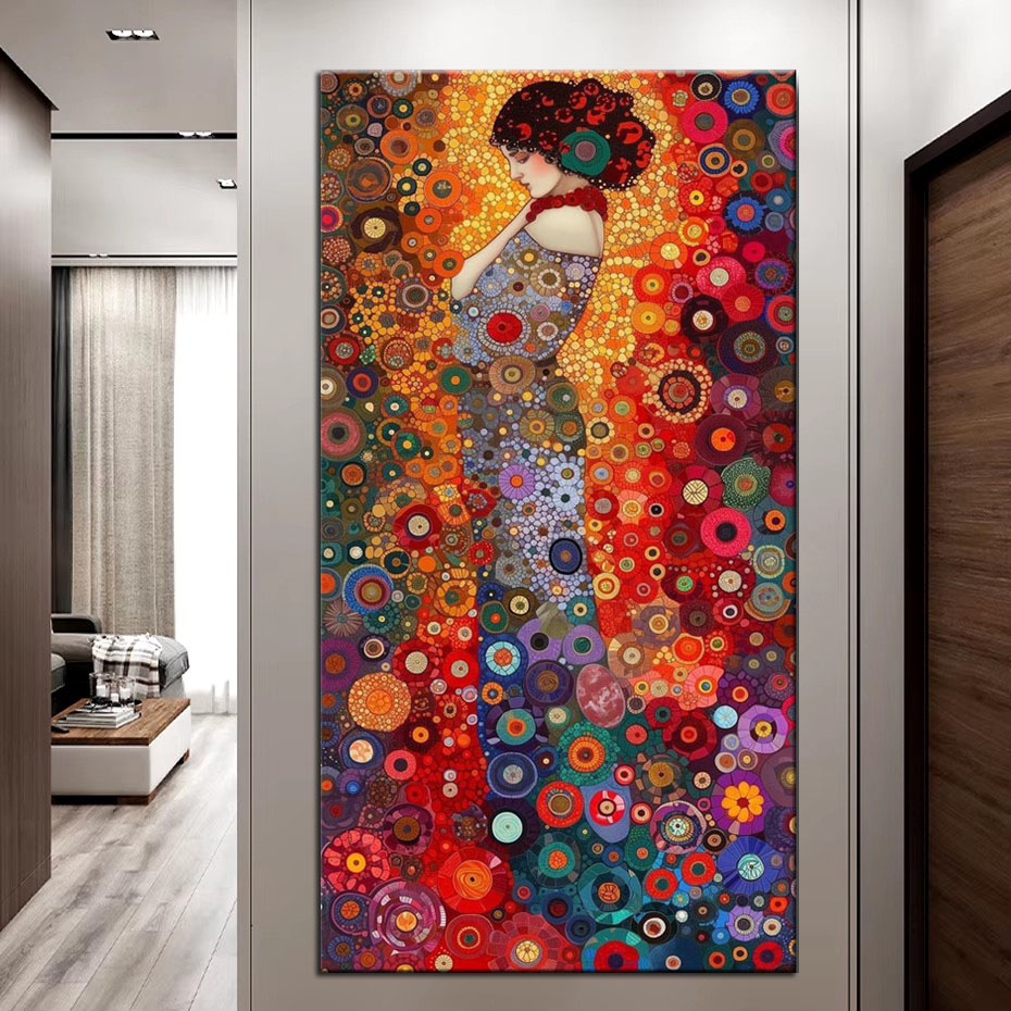 Gustav klimt mulher inspirado  - Women Bags Europe avaliação e preço
