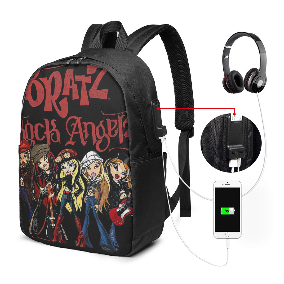 Mochila Bratz Rock Angelz Grou - Women'S Bags avaliação e preço