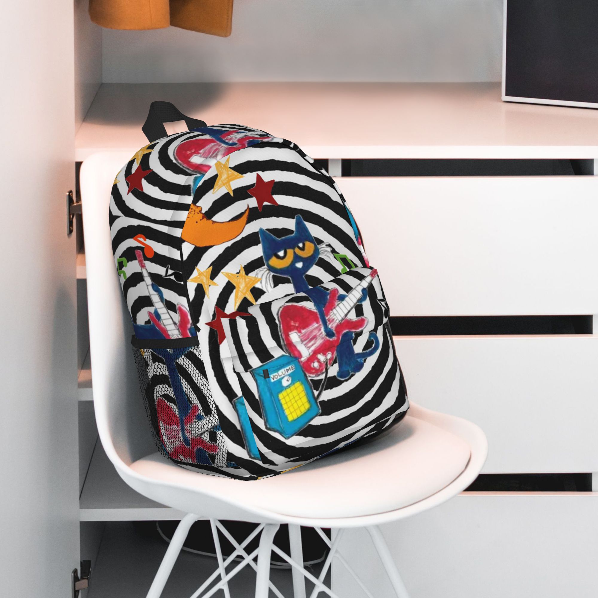 Mochila Pete The Cat, grande c - Women Bags Discount avaliação e preço